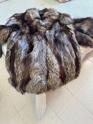 Chaquetón Zorro Plateado Marrón