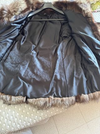 Chaquetón Zorro Plateado Marrón