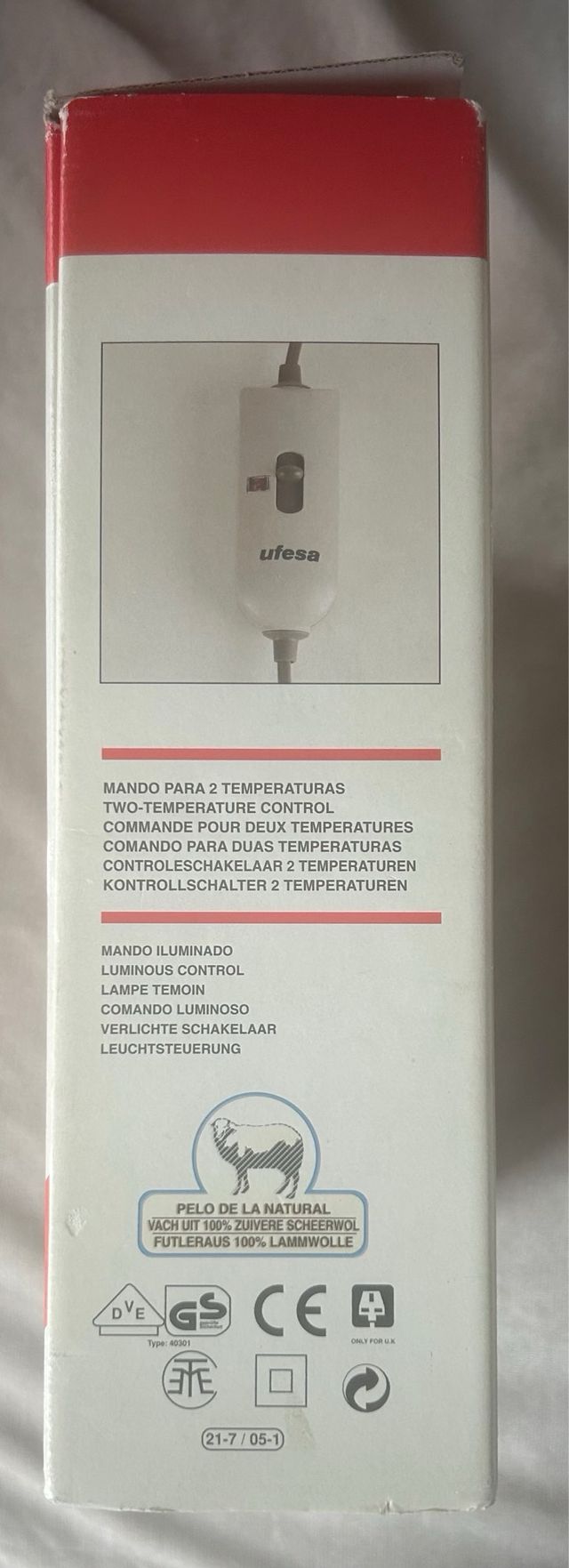 Calienta pies Ufesa CS-9321