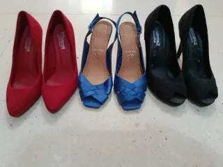 Zapatos de tacón Marypaz (rojo, azul, negro)