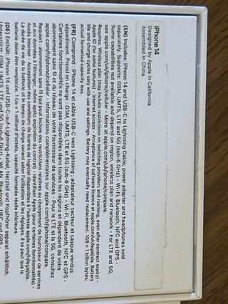 Cajas originales iPhone Apple