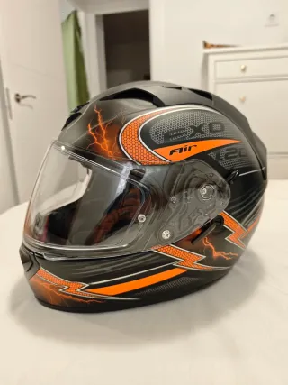 Casco Scorpion Exo 1200 Air Negro Naranja