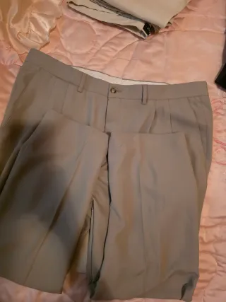 Lote 5pantalos de vestir caballero tallas 44/48/50
