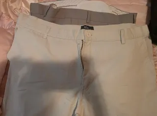 Lote 5pantalos de vestir caballero tallas 44/48/50