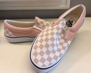 Zapatillas Vans Checkerboard Rosa Talla X