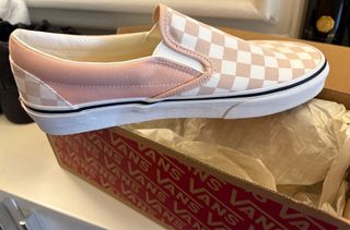 Zapatillas Vans Checkerboard Rosa Talla X