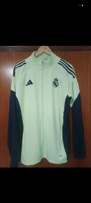 Chándal Real Madrid Adidas Verde y Azul