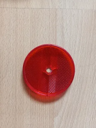 Reflector rojo para bicicleta