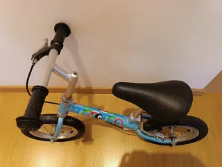 Bici sin pedales azul