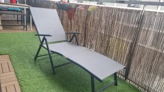Tumbona de terraza plegable