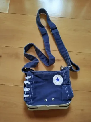 Bolso Converse Azul y Blanco