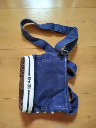 Bolso Converse Azul y Blanco