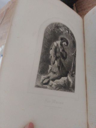 Año 1853 - lote libros religiosos antiguos 