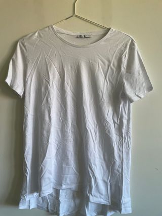Camiseta Zara Blanca Básica