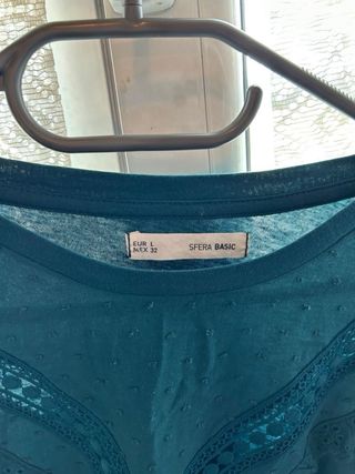 Camiseta Sfera manga larga verde talla L