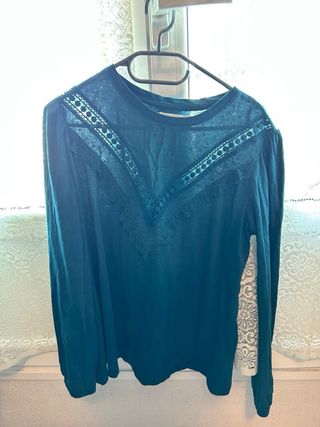 Camiseta Sfera manga larga verde talla L