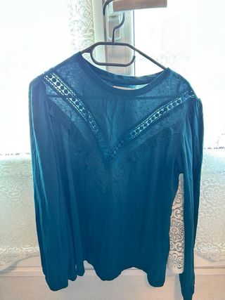 Camiseta Sfera manga larga verde talla L