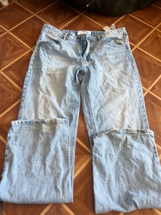 Pantalón Stradivarius Gris Talla 36