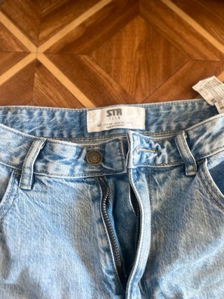 Pantalón Stradivarius Gris Talla 36
