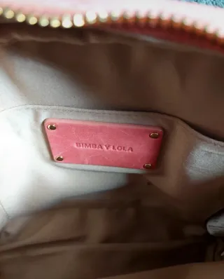 Bolso Bimba y Lola color Coral Piel 