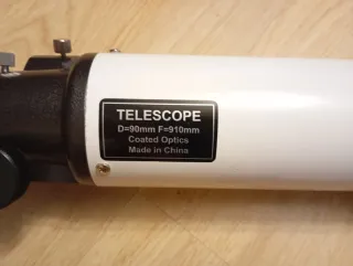 Tubo óptico refractor 90.