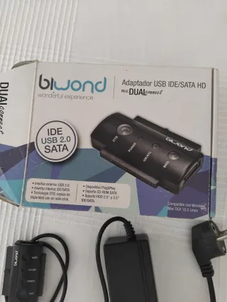 Adaptador USB IDE/SATA HD biwond