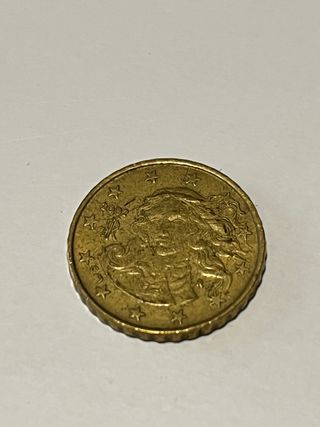 Monedas de 10 cnt de euro, Italia año 2002