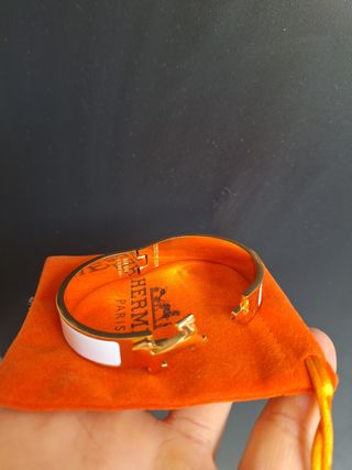 Bracciale Hermès Oro Bianco
