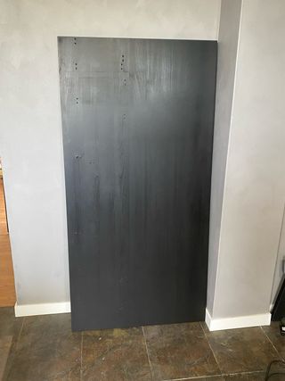 Tablón de madera negro
(solo la tabla)