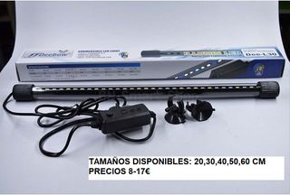 TUBO LAMPARA LED ACUARIO SUMERGIBLE RGB PECERA