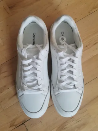 Zapatillas Calvin Klein Blancas Talla 45 Nuevas