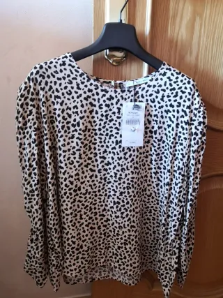 Blusa Animal Print Easy Wear Talla M