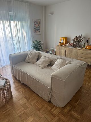 Sofá Kave Home Block 2 plazas beige