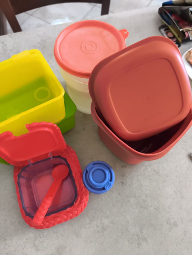 Set contenitori alimenti plastica