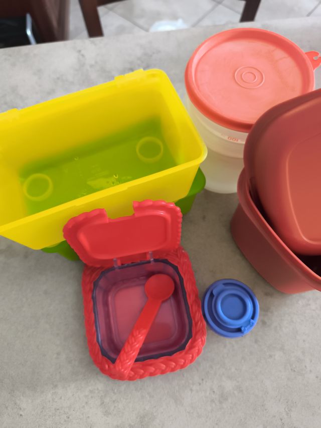 Set contenitori alimenti plastica