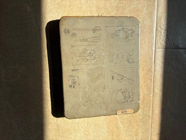 Piedra Litográfica Fournier Original