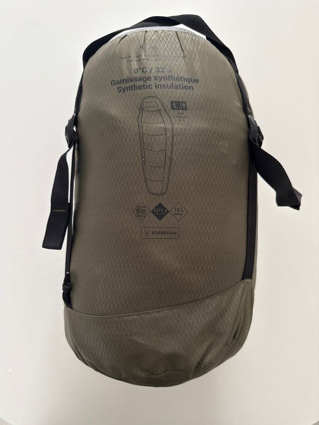 Saco de dormir sintético T° L (0-32F)