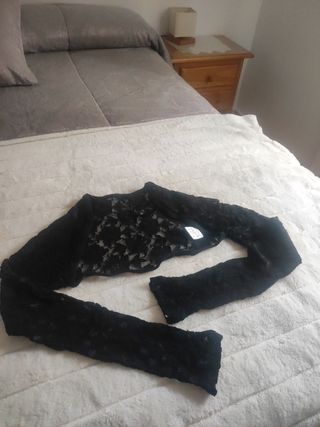 Bolero encaje fiesta mujer T.Única