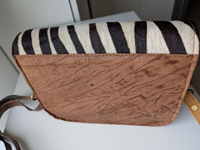 Bolso piel bandolera multicolor