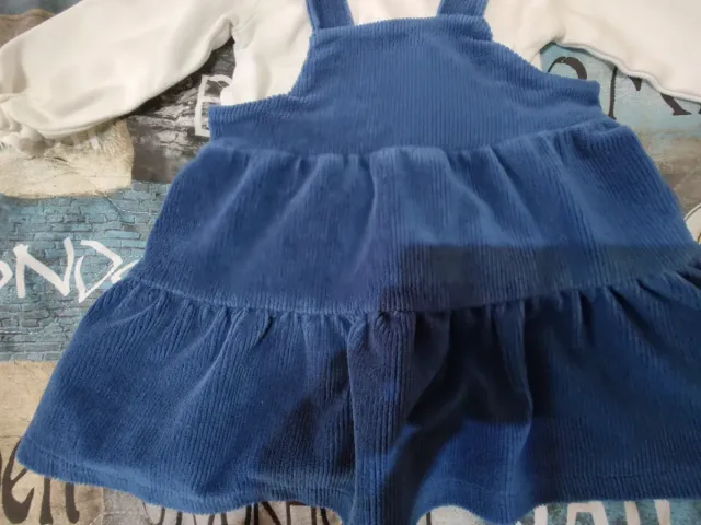 Vestitino salopette invernale 6-9 mesi