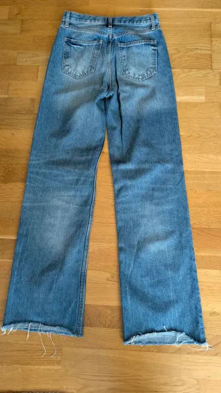 Pantalón vaquero ancho azul