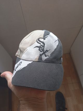 Gorra New Era Sox Vintage Beige/Negro