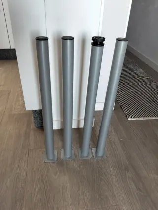 Patas de mesa metálicas (4 unidades)