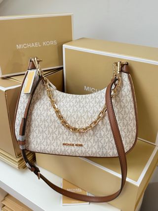 Bolso Michael Kors Beige y Marrón