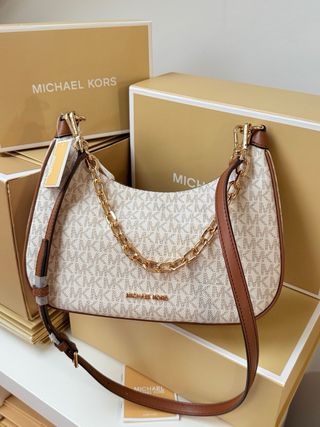 Bolso Michael Kors Beige y Marrón