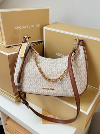 Bolso Michael Kors Beige y Marrón