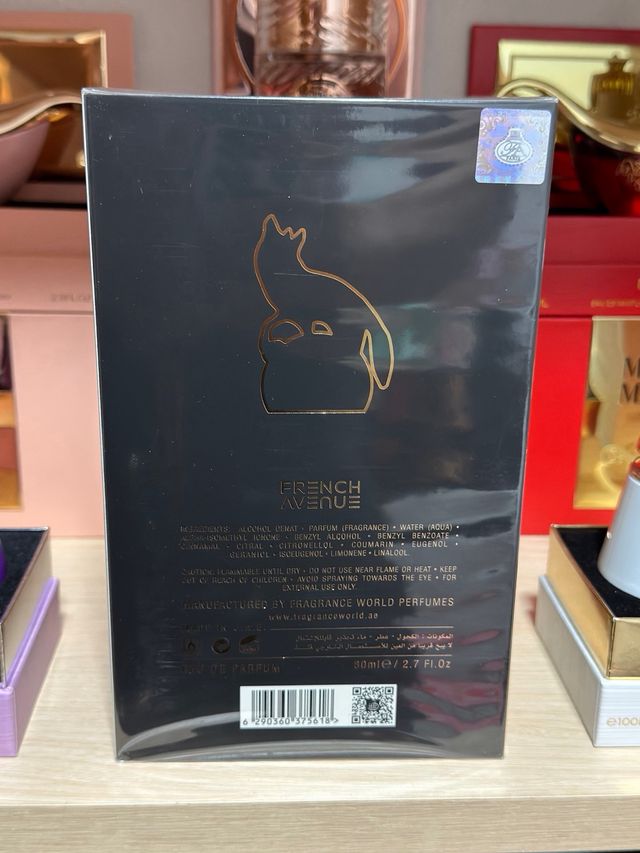 Perfume Fierte French Avenue Negro Dorado