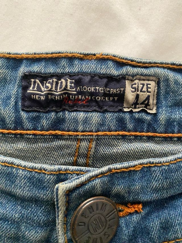 Tejanos de hombre azules