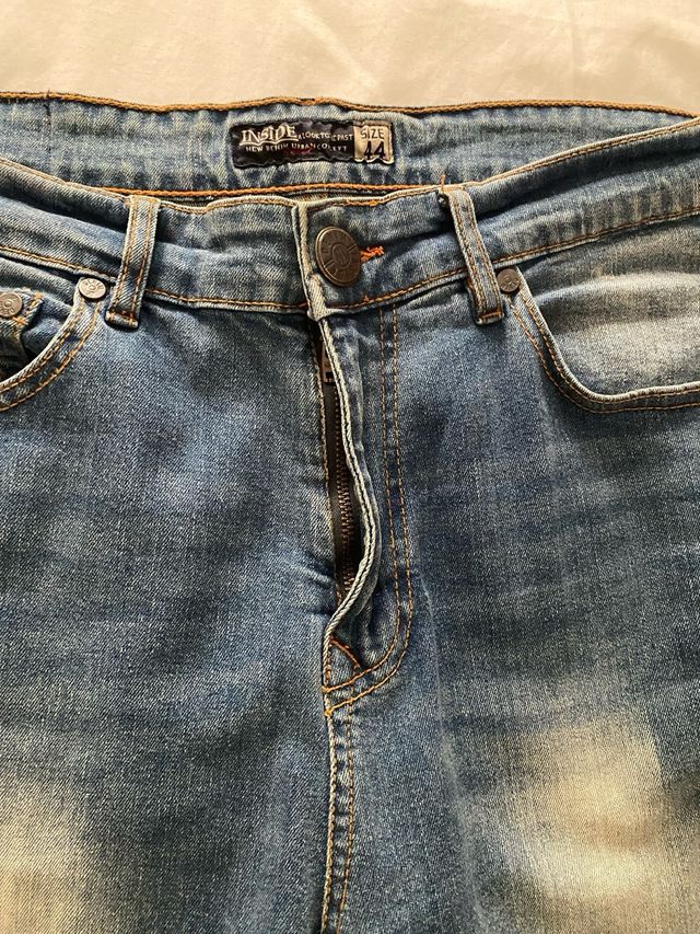 Tejanos de hombre azules