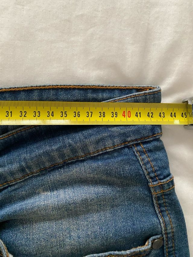 Tejanos de hombre azules